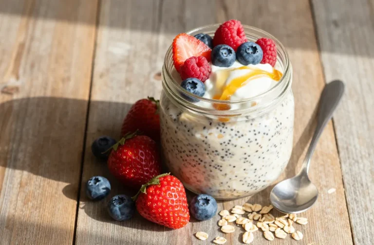 Easy Overnight Oats with Berries for Lazy Mornings