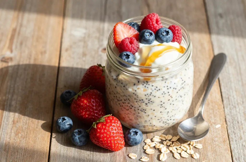 Easy Overnight Oats with Berries for Lazy Mornings