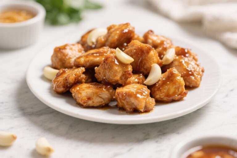 Air Fryer Honey Garlic Chicken Bites – Crispy, Sticky, and Fast