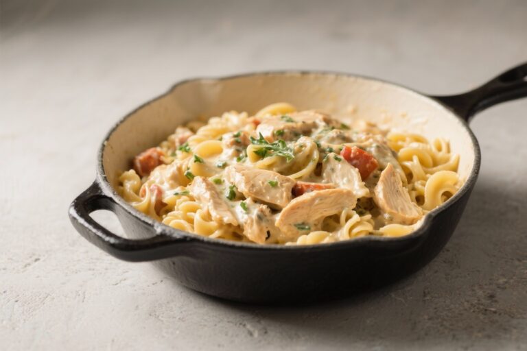 One-Pot Creamy Chicken Pasta – Comforting, Easy, and Weeknight-Friendly