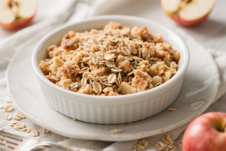 Easy Apple Crisp with Oat Topping – A Cozy, No-Fuss Dessert