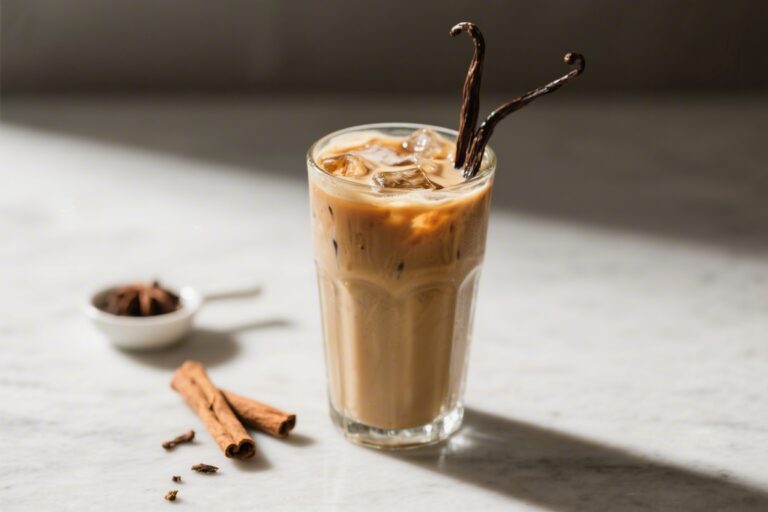 Iced Vanilla Chai Latte – A Cool, Spiced Pick-Me-Up