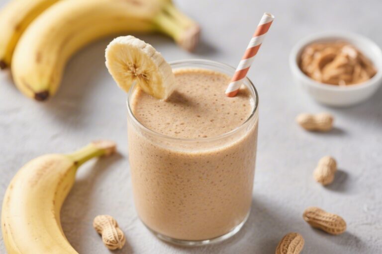 Peanut Butter Banana Smoothie – Creamy, Satisfying, and Ready in Minutes