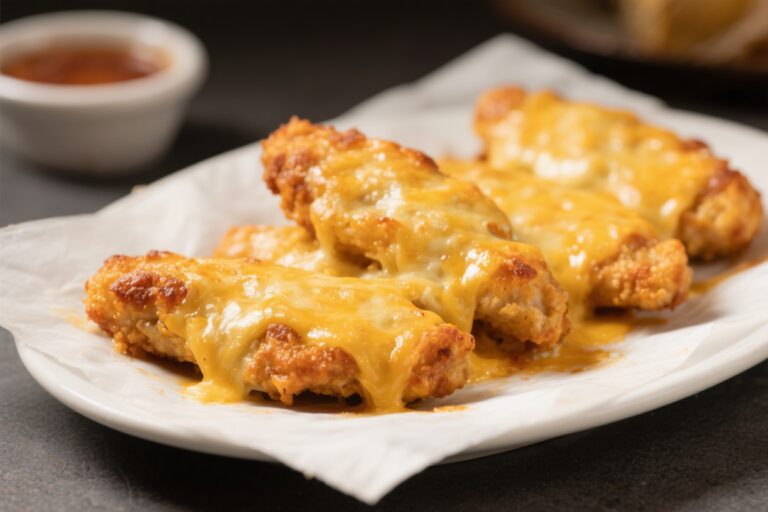 Cheesy Baked Chicken Tenders – Crispy, Juicy, and Easy