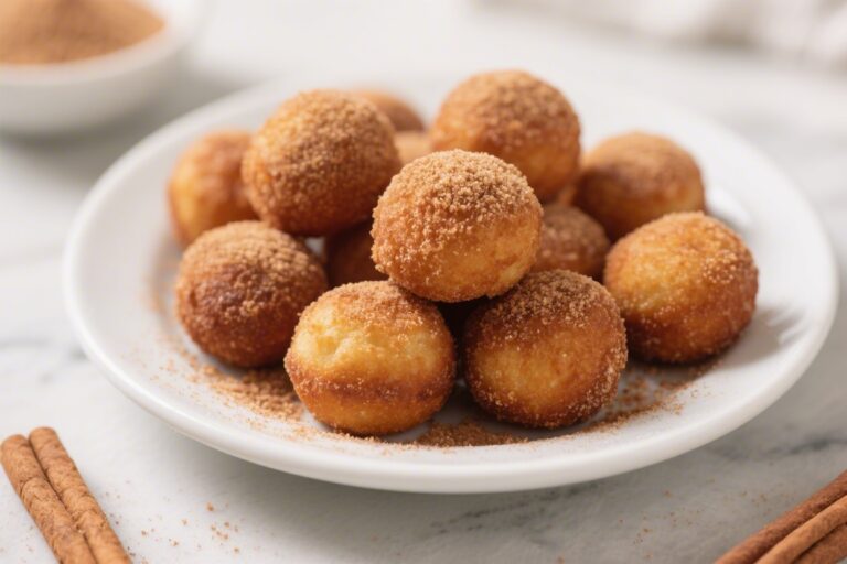 Easy Cinnamon Sugar Donut Holes (Baked) – Soft, Warm, and Ready Fast