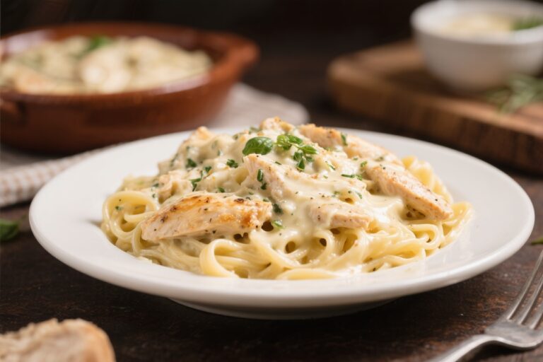 Copycat Olive Garden Chicken Alfredo – Creamy, Comforting, and Easy