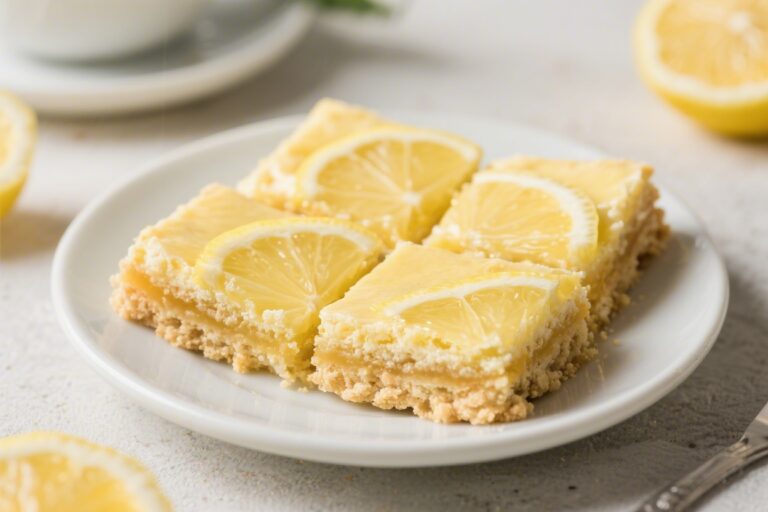 Easy Lemon Bars with Shortbread Crust – Bright, Buttery, and Simple