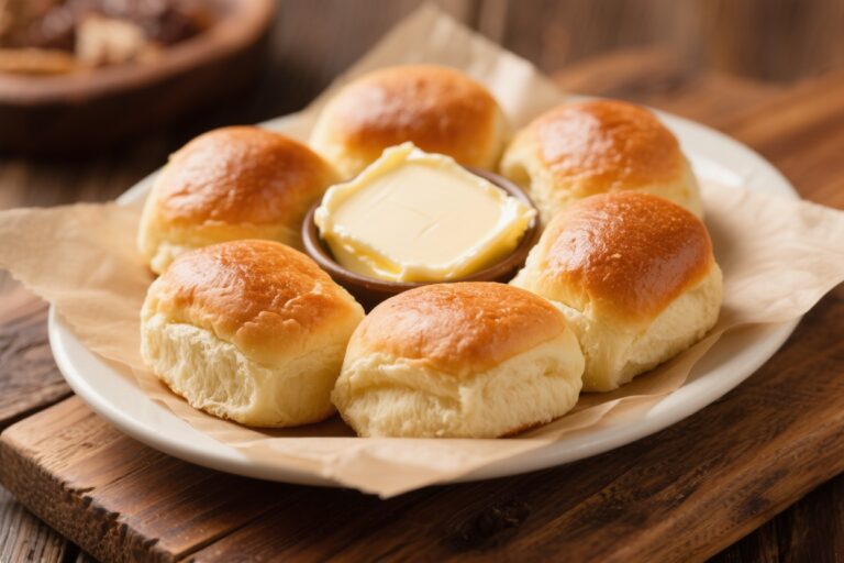 Copycat Texas Roadhouse Rolls & Butter – Soft, Sweet, and Perfectly Fluffy