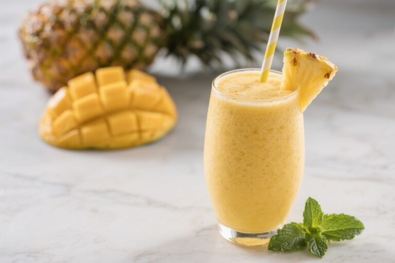 Mango Pineapple Smoothie – Bright, Tropical, and Refreshing