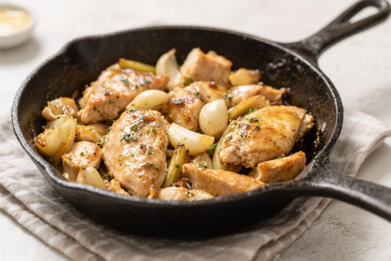 Garlic Butter Chicken Skillet (30-Minute Dinner) – Fast, Flavorful, and Comforting