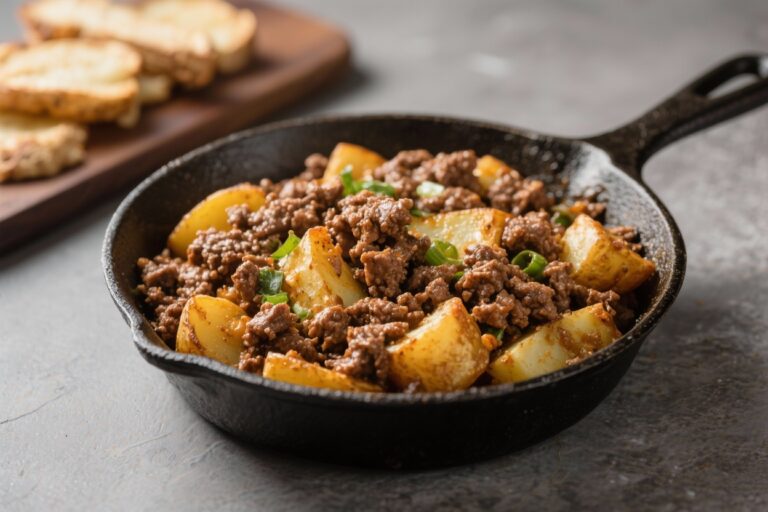 Ground Beef and Potato Skillet (Under $10 Meal) – Simple, Satisfying, Budget-Friendly