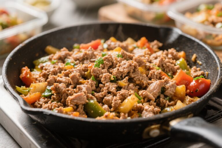 Ground Turkey Meal Prep Skillet – Easy, Flavorful, and Ready for the Week