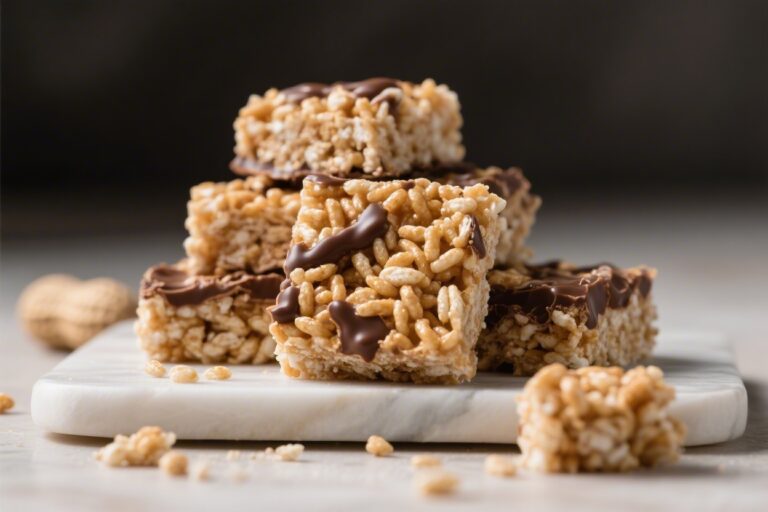 Peanut Butter Chocolate Rice Krispie Treats – A No-Bake Classic With a Creamy, Crunchy Twist