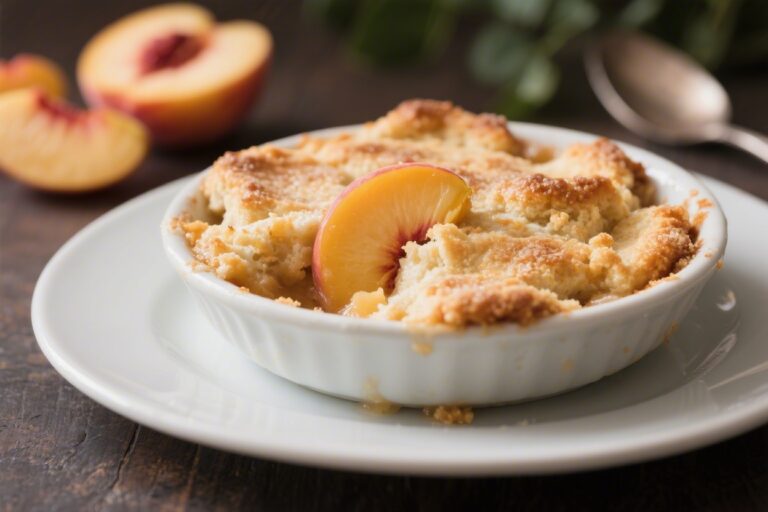 Easy Peach Cobbler (Weeknight Dessert) – Sweet, Cozy, and Fast