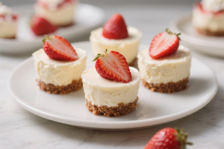 No-Bake Strawberry Cheesecake Cups – Creamy, Fresh, and Effortless