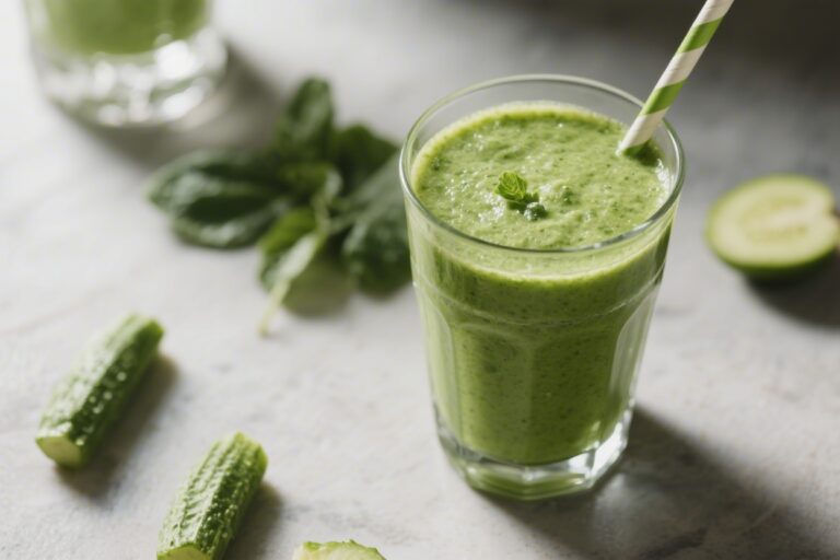 Green Detox Smoothie (Beginner Friendly) – Fresh, Simple, and Satisfying