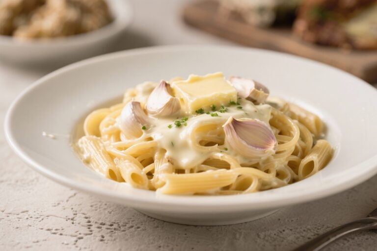 Creamy Pasta With Garlic and Butter (Pantry Dinner) – Simple, Comforting, and Quick
