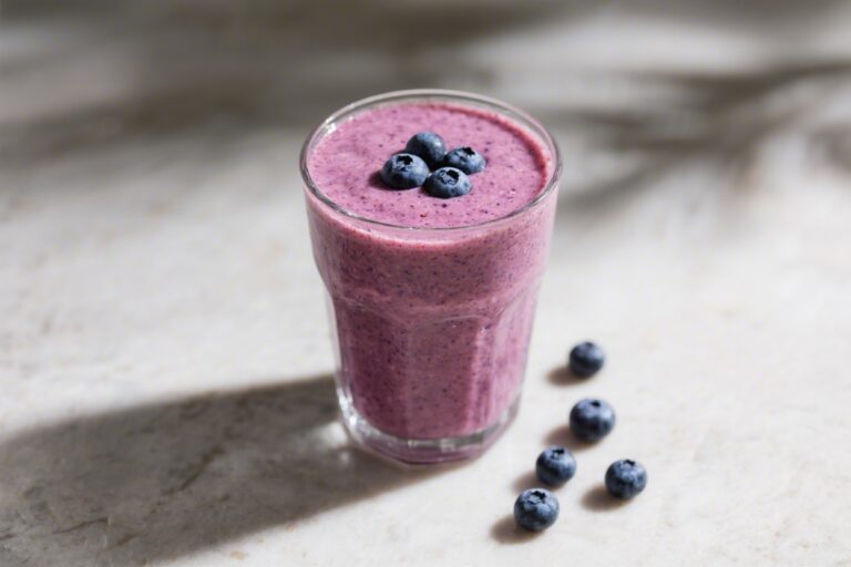 Blueberry Smoothie (5 Ingredients) – Quick, Creamy, and Naturally Sweet