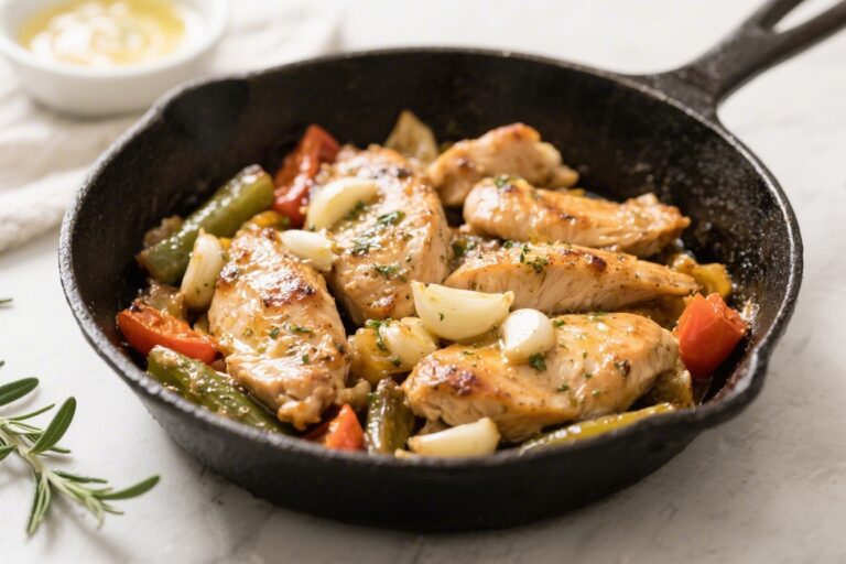 30-Minute Garlic Butter Chicken Skillet – Fast, Flavorful, and Weeknight-Friendly