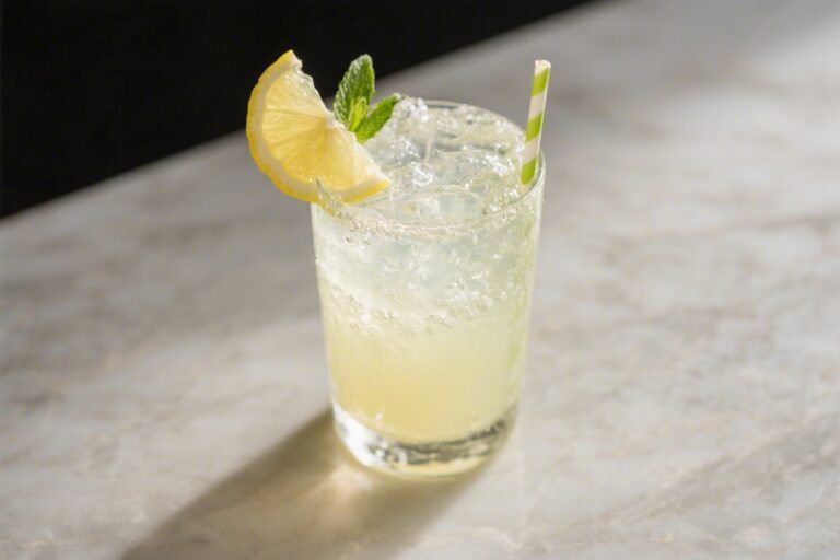 Sparkling Lemonade Mocktail – Bright, Bubbly, and Refreshing