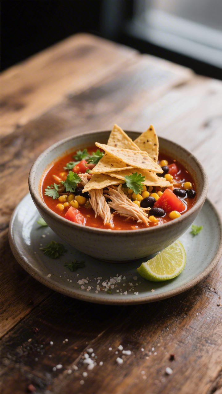 Final plated beauty — cozy restaurant presentation: Three-quarter close-up of a single, beautifull