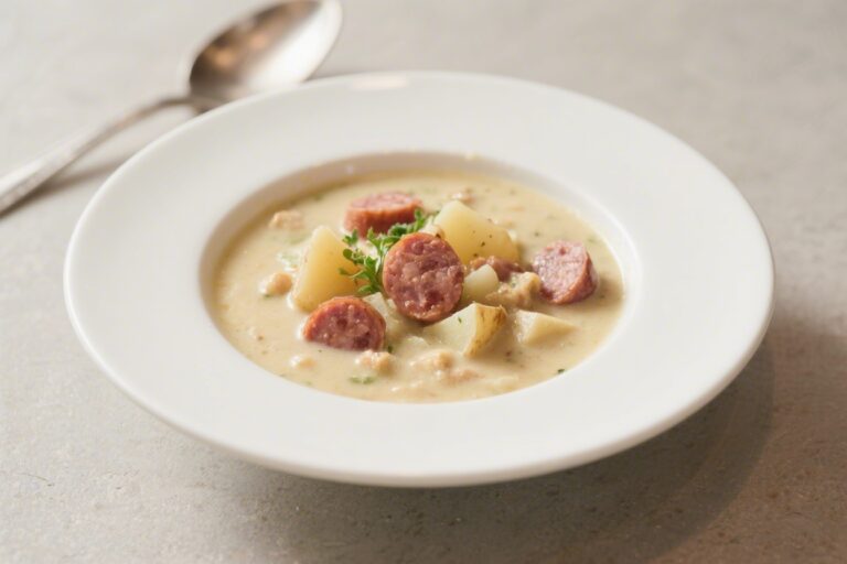 Creamy Sausage and Potato Soup – Cozy, Hearty, and Simple