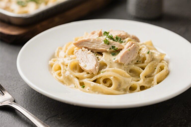 Canned Chicken Alfredo (Easy Dinner) – Creamy, Comforting, and Quick