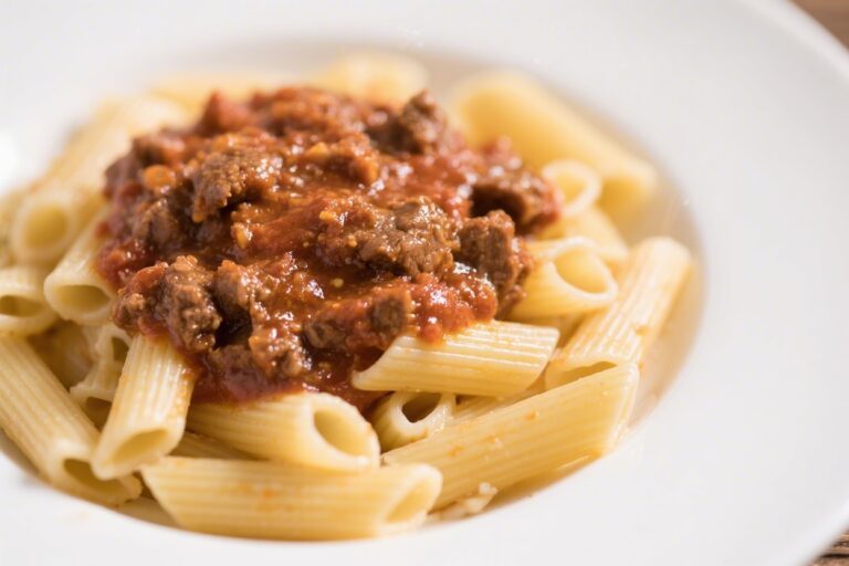 Pasta With Canned Meat Sauce – A Fast, Hearty Weeknight Favorite