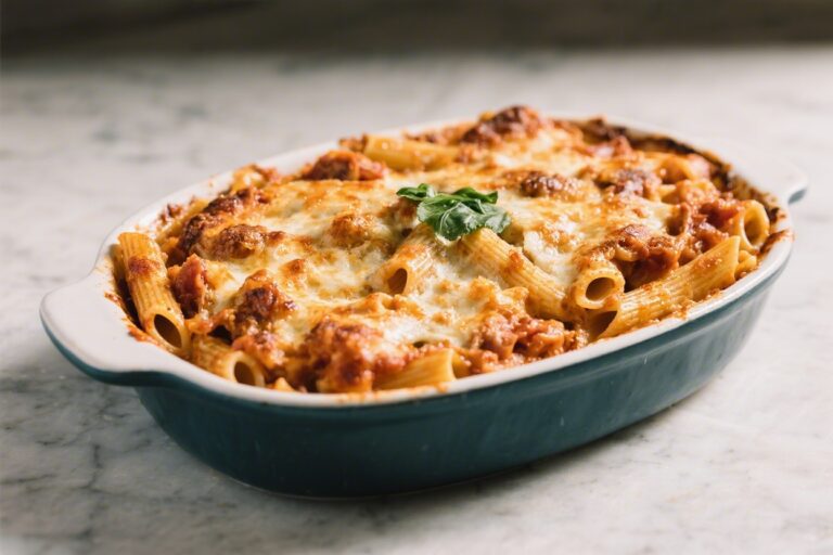 Pantry Baked Ziti (No Fresh Ingredients) – Cozy, Budget-Friendly Comfort