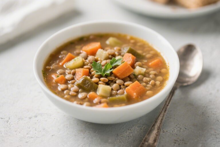 Easy Lentil Vegetable Soup – Hearty, Healthy, and Weeknight-Friendly