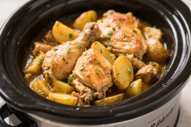 Crockpot Chicken and Potatoes – A Comforting One-Pot Dinner