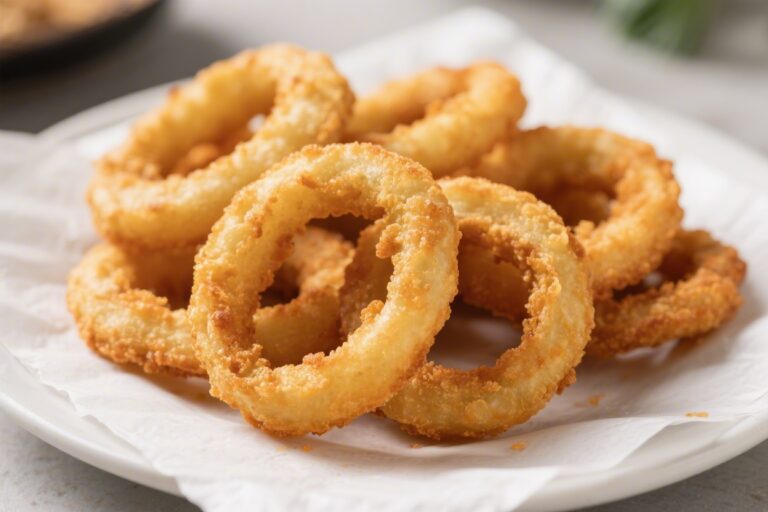 Crispy Onion Rings (Oven-Baked) – Golden, Crunchy, and Easy
