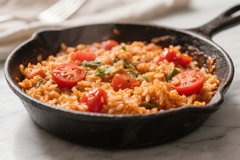 Canned Tomato Rice Skillet – Simple, Cozy, Weeknight Comfort