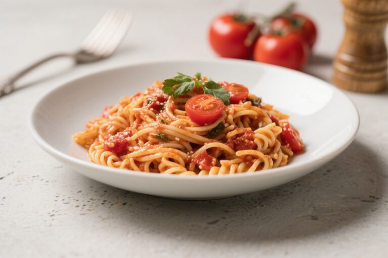 Pantry Tomato Pasta (5 Ingredients) – Simple, Comforting, and Fast
