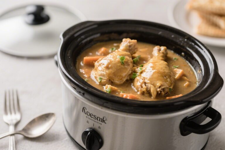 Crockpot Chicken and Gravy – Cozy, Comforting, and Effortless