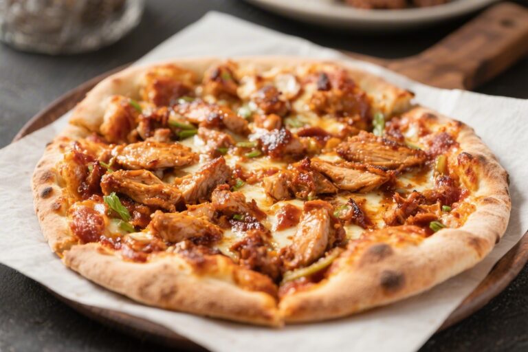 BBQ Chicken Flatbread Pizza – Easy, Saucy, and Crowd-Pleasing
