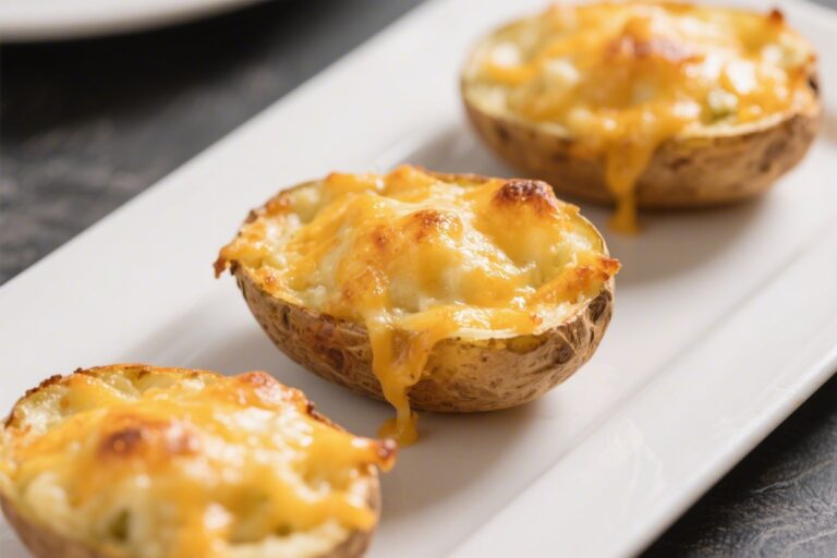 Cheesy Baked Potato Skins – Crispy, Comforting, and Easy