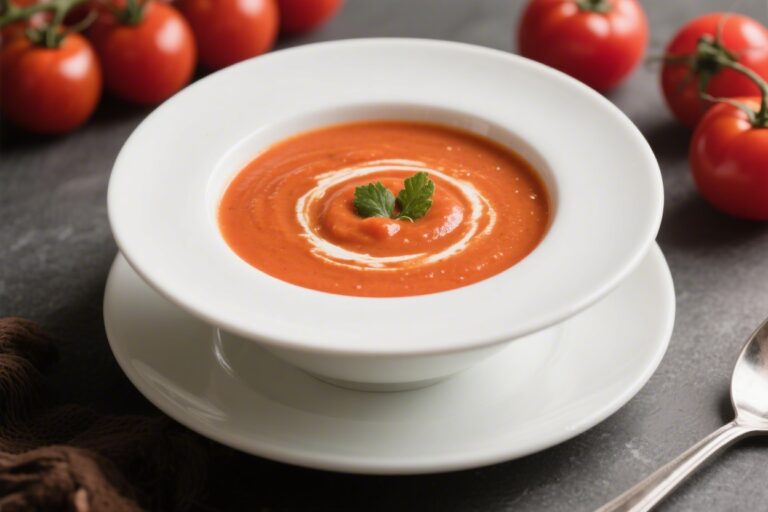Creamy Tomato Soup Using Canned Tomatoes – A Cozy, Weeknight-Friendly Classic