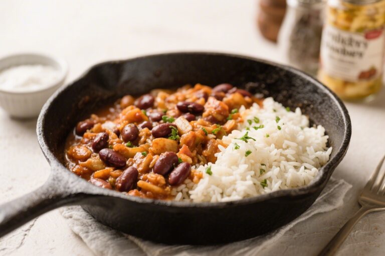 Rice and Beans Skillet (Pantry Dinner) – Fast, Filling, and Budget-Friendly