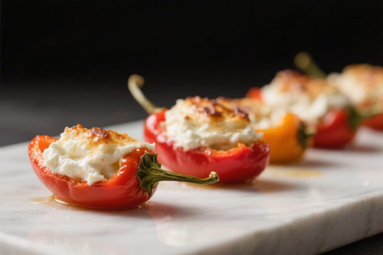 Cream Cheese Stuffed Mini Peppers – A Bright, Creamy, Bite-Sized Appetizer