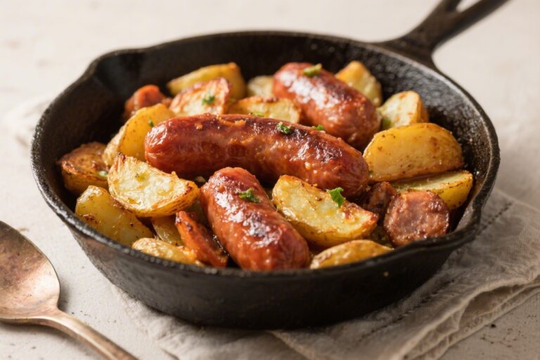 One-Pan Sausage and Potatoes – A Cozy, Weeknight-Friendly Meal