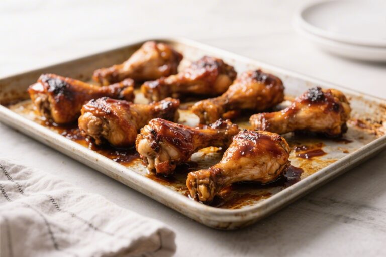 Sheet Pan BBQ Chicken Drumsticks – Easy, Saucy, and Weeknight-Friendly