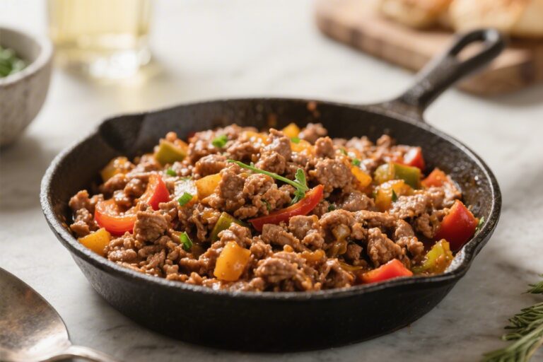 30-Minute Ground Turkey Skillet – A Fast, Flavor-Packed Weeknight Meal
