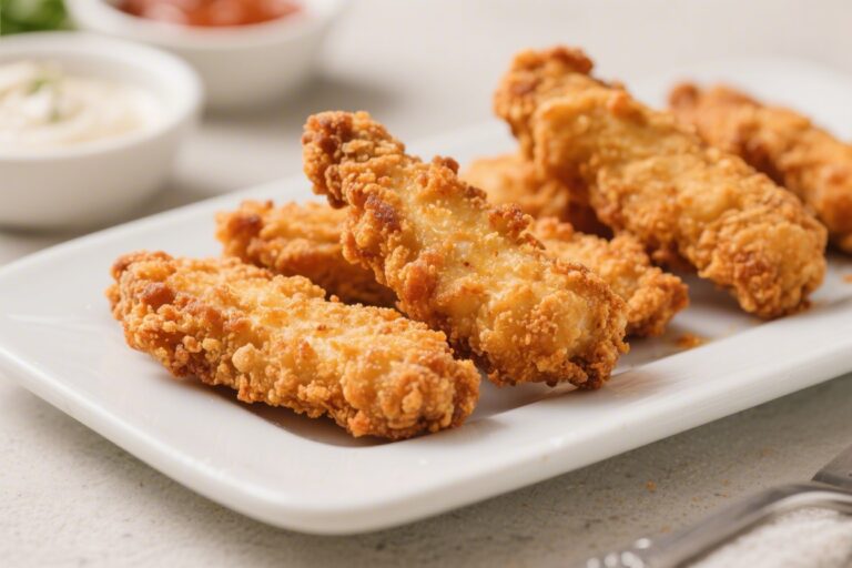 Crispy Chicken Tenders (Oven-Baked) – Golden, Juicy, and Easy