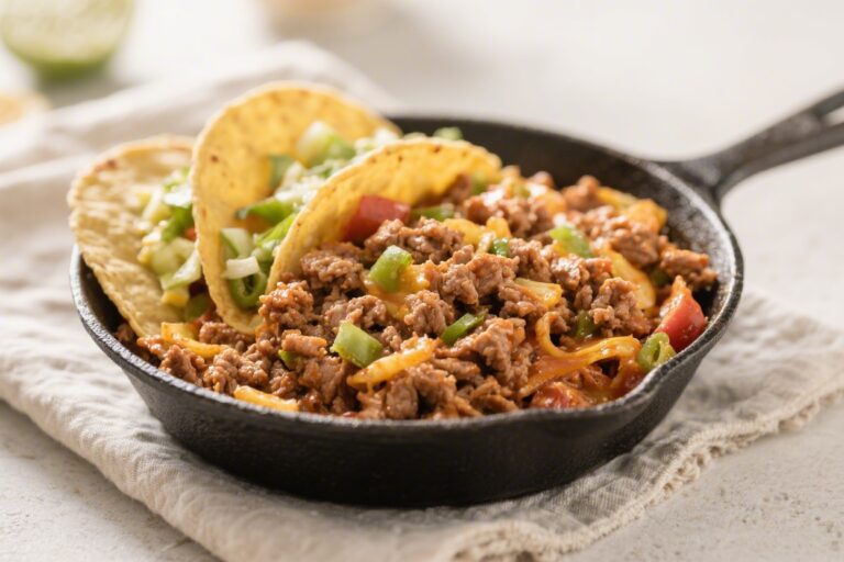 Ground Turkey Taco Skillet (Budget Version) – Fast, Flavorful, and Affordable