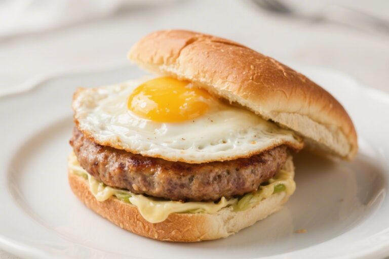 Breakfast Sausage and Egg Sandwich – A Satisfying Morning Classic