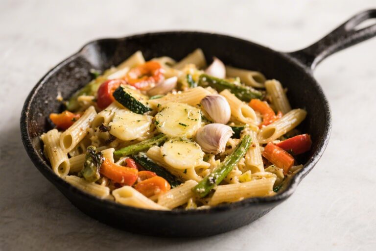 One-Pan Garlic Butter Pasta With Veggies – Simple, Cozy, and Weeknight-Friendly