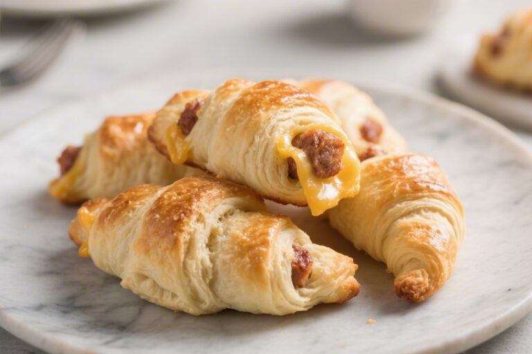 Sausage & Cheese Crescent Rolls – Buttery, Savory, and Easy
