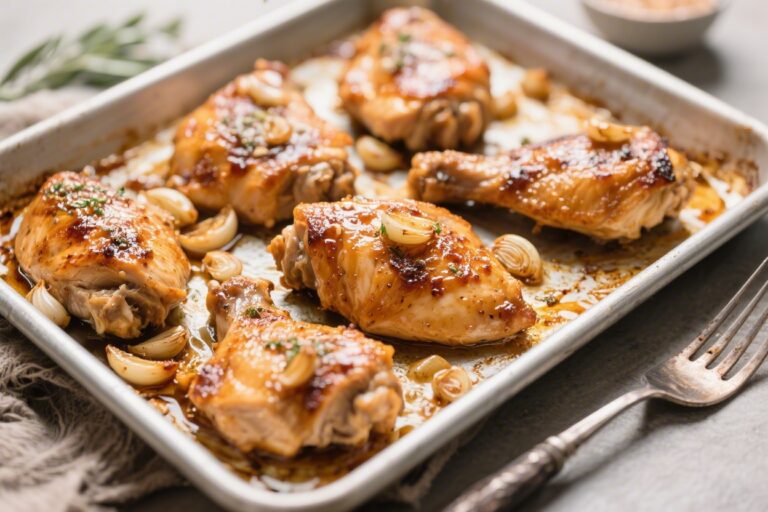 Sheet Pan Honey Garlic Chicken – Easy, Flavor-Packed Weeknight Dinner