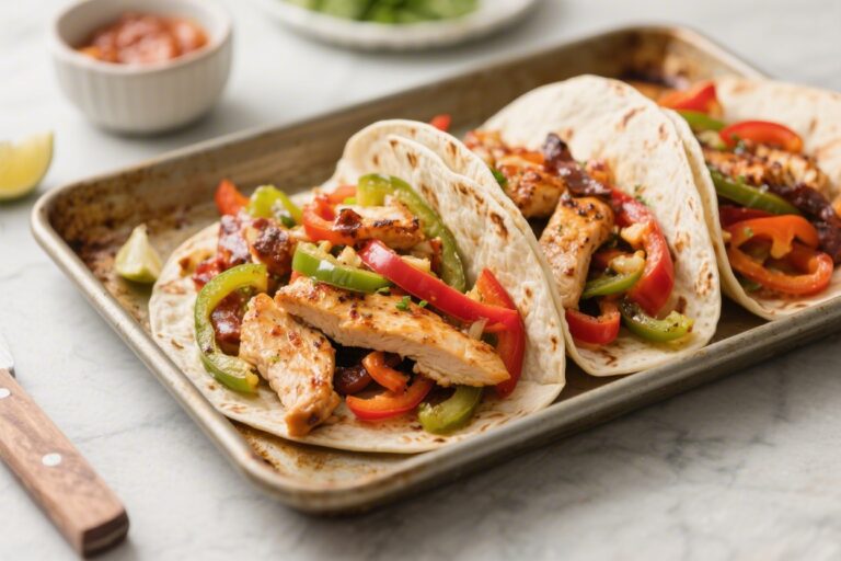 Sheet Pan Chicken Fajitas – Fast, Flavorful, and Weeknight-Friendly